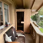 Zillertal Panorama Blick Balkon Sauna Appartement Zellberg