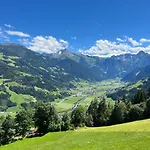 Zillertal Panorama Blick Balkon Sauna Appartement Zellberg