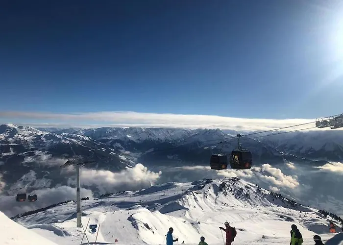 Zillertal Panorama Blick Balkon Sauna