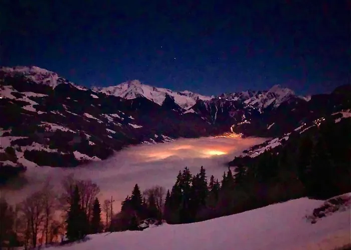 Zillertal Panorama Blick Balkon Sauna شقة *